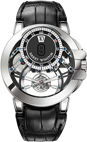 Replica Harry Winston Ocean Tourbillon Jumping Hour OCEMTJ45WW001 watch